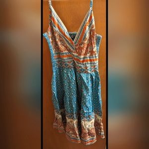 Francesca's Cathleen Medallion Mini Dress